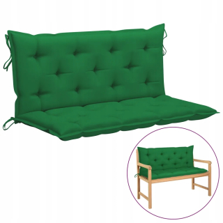 Vankúš na záhradný nábytok - Swing vankúš, zelený, 120 cm, tkanina