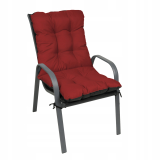Vankúš na záhradný nábytok - Záhradné stoličky Cushion 48x48x48 Burgundsko