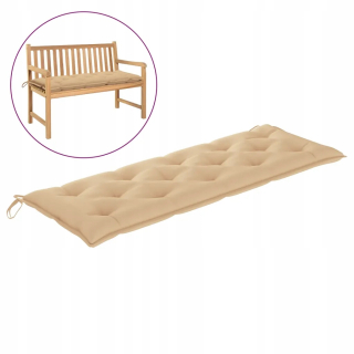 Vankúš na záhradný nábytok - Garden Bench vankúš, béžová, 150x50x7 cm, t