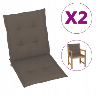 Vankúš na záhradný nábytok - Záhradné vankúše, 2 ks, taupe, 100x5