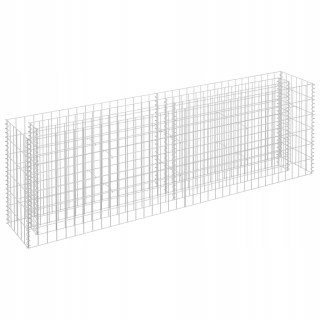 Gabion - Zvýšený hrniec Gabion, pozinkovaná oceľ,