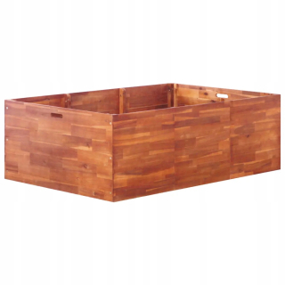 Záhradný box- Zvýšená akácia drevená hrniec, 150 x 100