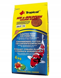 Krmivo pre ryby - Food Tropical Koi & Goldfish Colors 4 kg