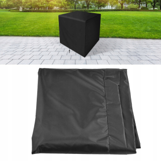 Kryt na záhradný nábytok - Záhradný kryt pre stoličku 90 x 90 x 90 cm čiernej