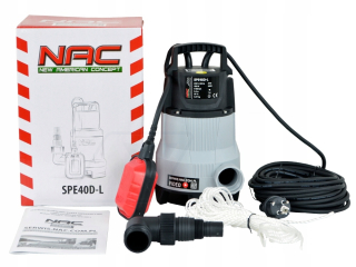 Čerpadlo,  hydrofór - Špeciálne čerpadlo NAC pre špinavú vodu 400 W 9000 L/h