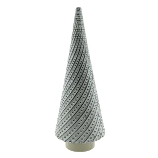 Porcelán dekoratívny vianočný stromček 33 cm Clayre & EEF