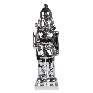 Porcelánové luská striebro striebro 33 cm ílu