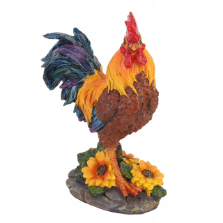 Rooster 7in socha dekoratívneho kohúta kohúta