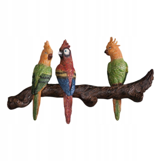 Záhradná figúrka - Parrot socha stav dekorácií papagájov f