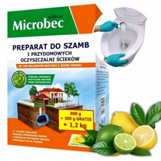 Prostriedok do žumpy, septiku - Príprava na septické nádrže a úpravy odpadových vôd mikrobec 1,2 kg