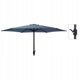 Záhradný slnečník - Prograden Umbrella Monica, 270 cm, tmavo modrá