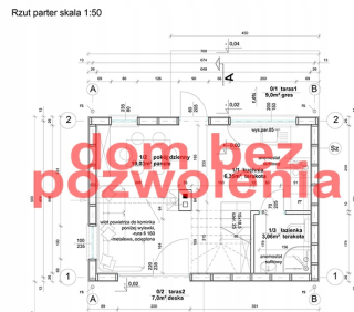 Domček na náradie - Dizajn domu 35 m2 kostra s podkrovím