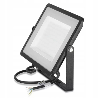 Záhradné halogény - LED projektor V-TAC 100W Samsung Chip Black VT-100 6400K 8000 lm 5 rokov