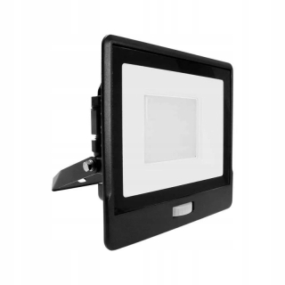 Záhradné halogény - LED projektor V-TAC 50W Samsung Chip Black Sensor s VT-158S MUF