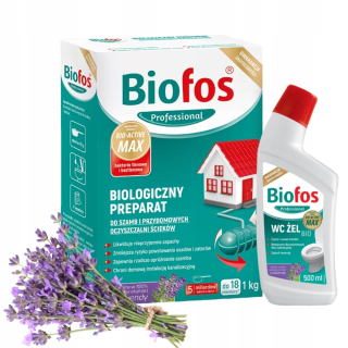 Prostriedok do žumpy, septiku - SEPTICKÁ TANKA Prášková biofos baktérie 1 kg + toaleta