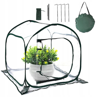 Kryt na záhradný nábytok - Transparentný kryt záhrady PVC, 80*80*80 cm