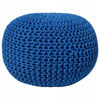 Záhradný vankúš, podsedák - Pouf 50 x 35 cm tmavo modrý Conrad