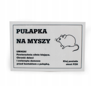 Repelent, plašič pre zvieratá - Pasca na myši - 10 kusov