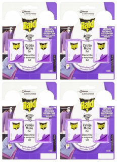Repelent proti hmyzu - Nájazdový gél Moth Pendant Lavender 4 x 2 ks