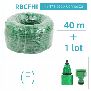 Zavlažovanie záhrady - RBCFHL 10-70M 4/7 mm zalievanie PVC HADICE HADICE 1/4 C