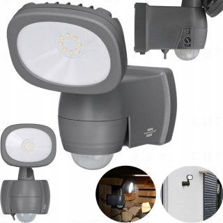 Záhradná závesná lampa - LED svetlomet pre 440 lm DUSK SENSOR VONKOM LAMP