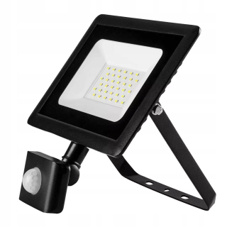 Záhradné halogény - SVETLOMET S SMD SENZORMI POHYBU 30W 2400LM 230V NEO