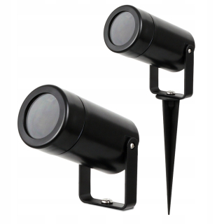 Solárna zapichovacia záhradná lampa - Chamtivé svetlomet kladivo kladené špíše LED GU10 pre LED IP44