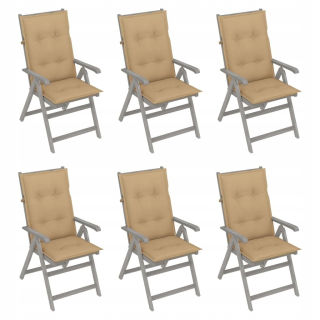 Záhradný stôl, stolík - ZÁVODNÉ ZÁKLADNÉ KTORÉ STRÁNKY S VILOMI 6 PCS.