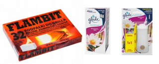 Brikety, uhlie na grilovanie - Grilované a krb Flambite 0,3 kg-24 op dotyk One Glade zadarmo!