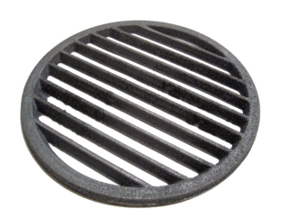 Pecný rošt, liatina, kolo 21 cm fv