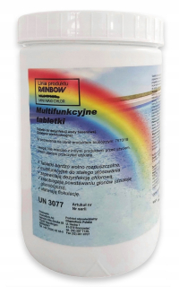 Bazénová chémia - Rainbow Mini Maxi chlórové tablety do bazénov jacuzzi