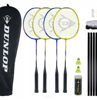 Badmington pre deti - Badmintonové rakety Dunlop Nitro Star 4p set