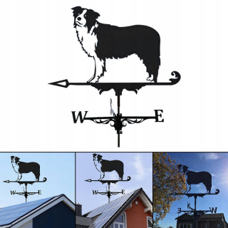 Ukazovateľ smeru vetra - Ručne vyrábané ukazovatele 3D Collie