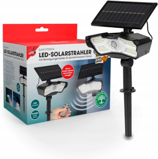 Solárna zapichovacia záhradná lampa - EASYmaxx LED solárny reflektor