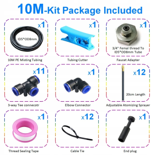 Zavlažovanie záhrady - Nastaviteľná súprava DIY Universal Fidgets