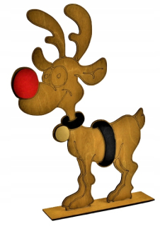 Reaner Rudolf veľký 35 cm 2 farby + zadarmo