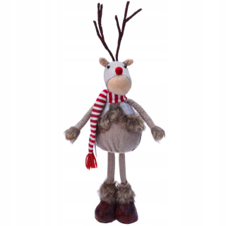 Sob stojaci 48 cm vianočná figurína biela