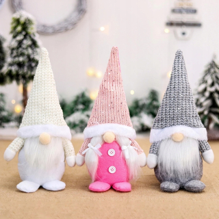 Veľkosť 22 Santa Claus Doll bez tváre, dek