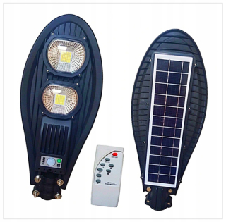 Uličná lampa - S0B51 LED pouličná lampa solárna lampa 100 W + diaľkové ovládanie 88901