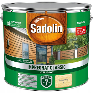 Laky, farby na záhradný nábytok - Sadolin Classic Impregnate 9L antracit