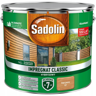 Laky, farby na záhradný nábytok - Sadolin Classic impregnate 9l bezfarebný