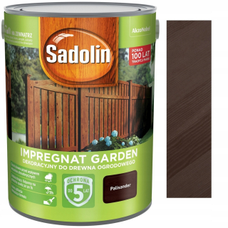 Laky, farby na záhradný nábytok - Sadolin Garden Palisander Dekoratívny impregnate 5l