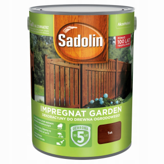 Laky, farby na záhradný nábytok - Sadolin impregnácia záhrada Tek 5l