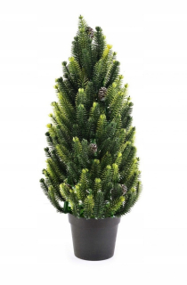 Vianočný stromček SANTA LILA 7x17xv43cm