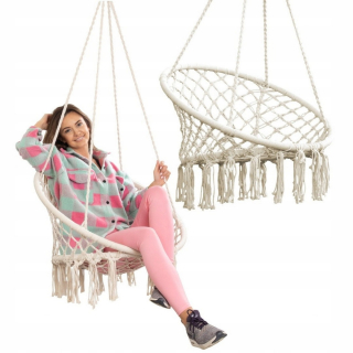 Závesné hojdacie kreslo - Saska Garden Hammock Surching Socket zavesenie kresla