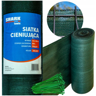 Pletivo, sieť - TIENIACE PLETIVO 1,5x50m MASKOVACÍ PLOT PRE PLOT 90% ZELENÁ