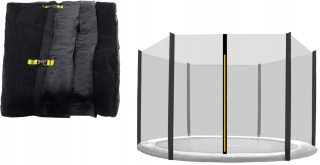 Ochranná sieť na trampolínu - Trampolínová sieť 366 cm pre 6 vonkajších stĺpcov