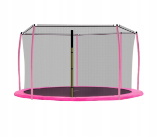 Ochranná sieť na trampolínu - 430 cm Trampolínová sieť pre 6 interných príspevkov