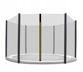 Ochranná sieť na trampolínu - SIEŤ NA TRAMPOLÍNU 460cm pre 6 stĺpikov OUTDOOR