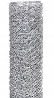 Pletivo, sieť - Hexagonálna galvanizovaná sieť 100 cm*10 MB oka 25 mm dr